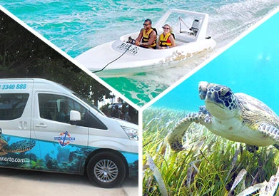 Jungle Speedboat and Snorkeling in Cancun with transportation